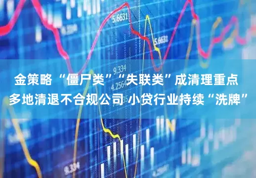 金策略 “僵尸类”“失联类”成清理重点 多地清退不合规公司 小贷行业持续“洗牌”